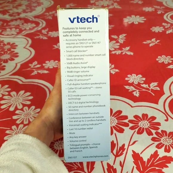 VTech Amplified Accessory Handset with Big Buttons - Picture 5 of 8